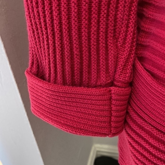 Anne Klein Cardigan ribbed pink with 3/4 cuffed sleeves. 100% cotton. Medium
C - Picture 4 of 11